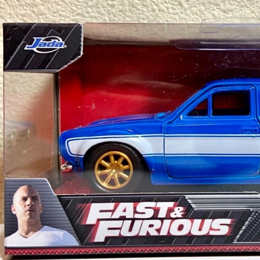 Jada Fast &‎ Furious Brian’s Ford Escort Blue 1:32 Die-cast Car Paul Walker NIP